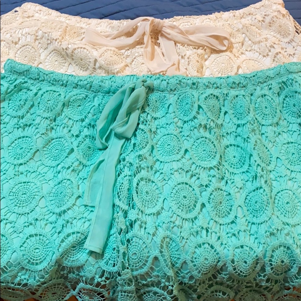 Super cute Lacey shorts!